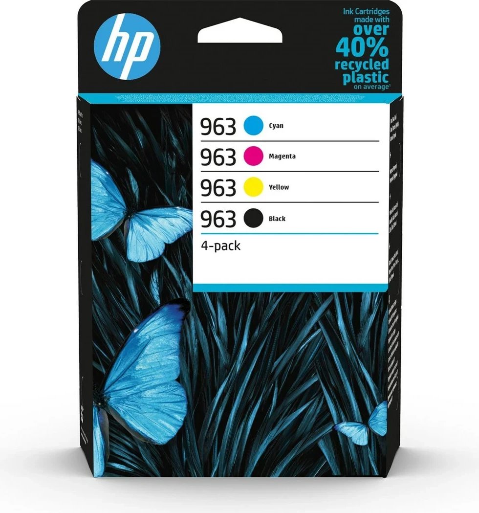 Toner HP 963, 4-pack, Ngjyrë: E zezë, Cyan, Magenta, Verdhë Toner HP 963, 4-pack, Ngjyrë: E zezë, Cyan, Magenta, Verdhë