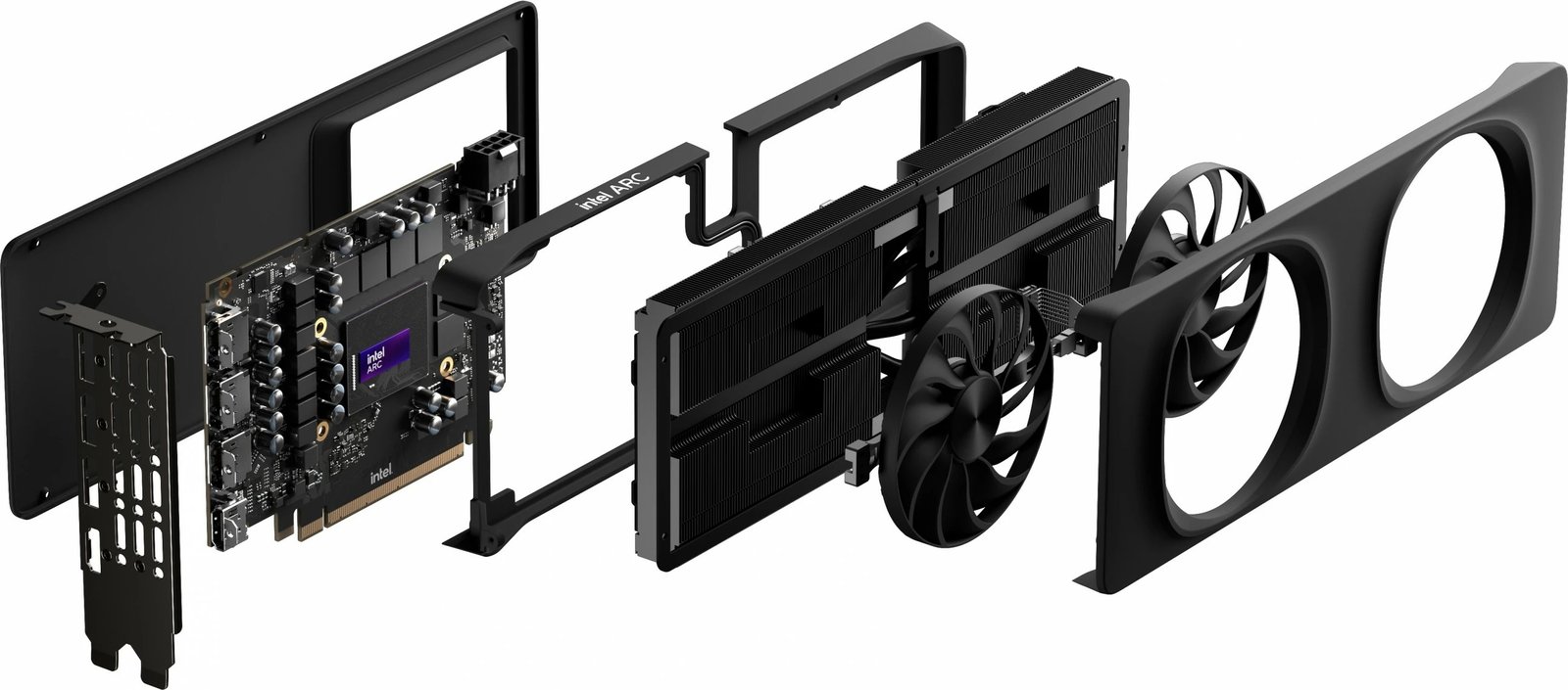 Kartelë grafike Intel Arc B580, 12 GB, GDDR6, PCI Express x8 4.0, e zezë
