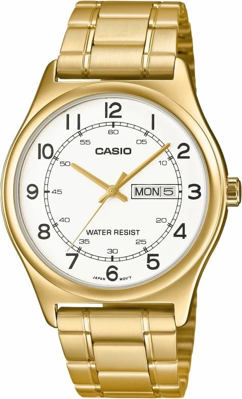 Orë dore për meshkuj Casio, të arta