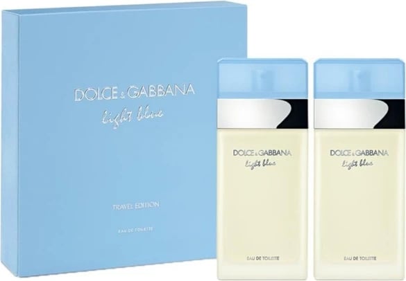 Set Eau de Toilette Dolce & Gabbana Light Blue, 50 ml, 2 copë