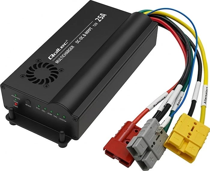 Karikues automatik DC-DC Qoltec 51920, 12V, MPPT, 25A, i zi