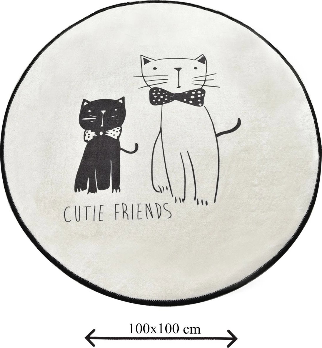 Tapet për banjo Mijölnir, dizajn me mace të vogla, shumëngjyrësh, Djt