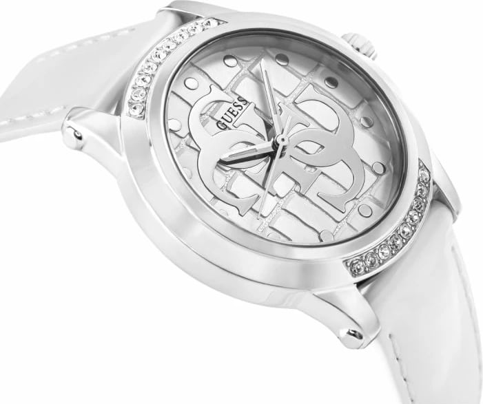 Orë dore Guess për femra, e bardhë
