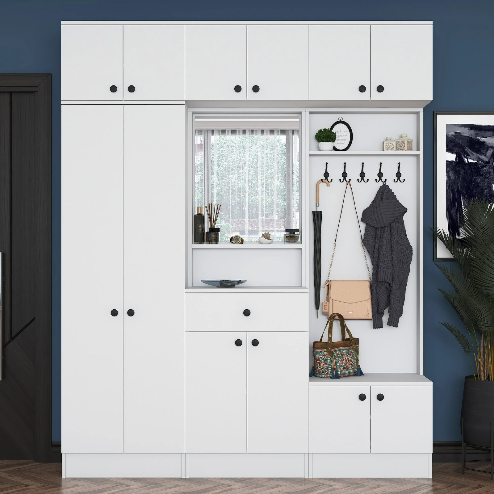 Stendë korridori Hanah Home, EA104 - 2569, e bardhë