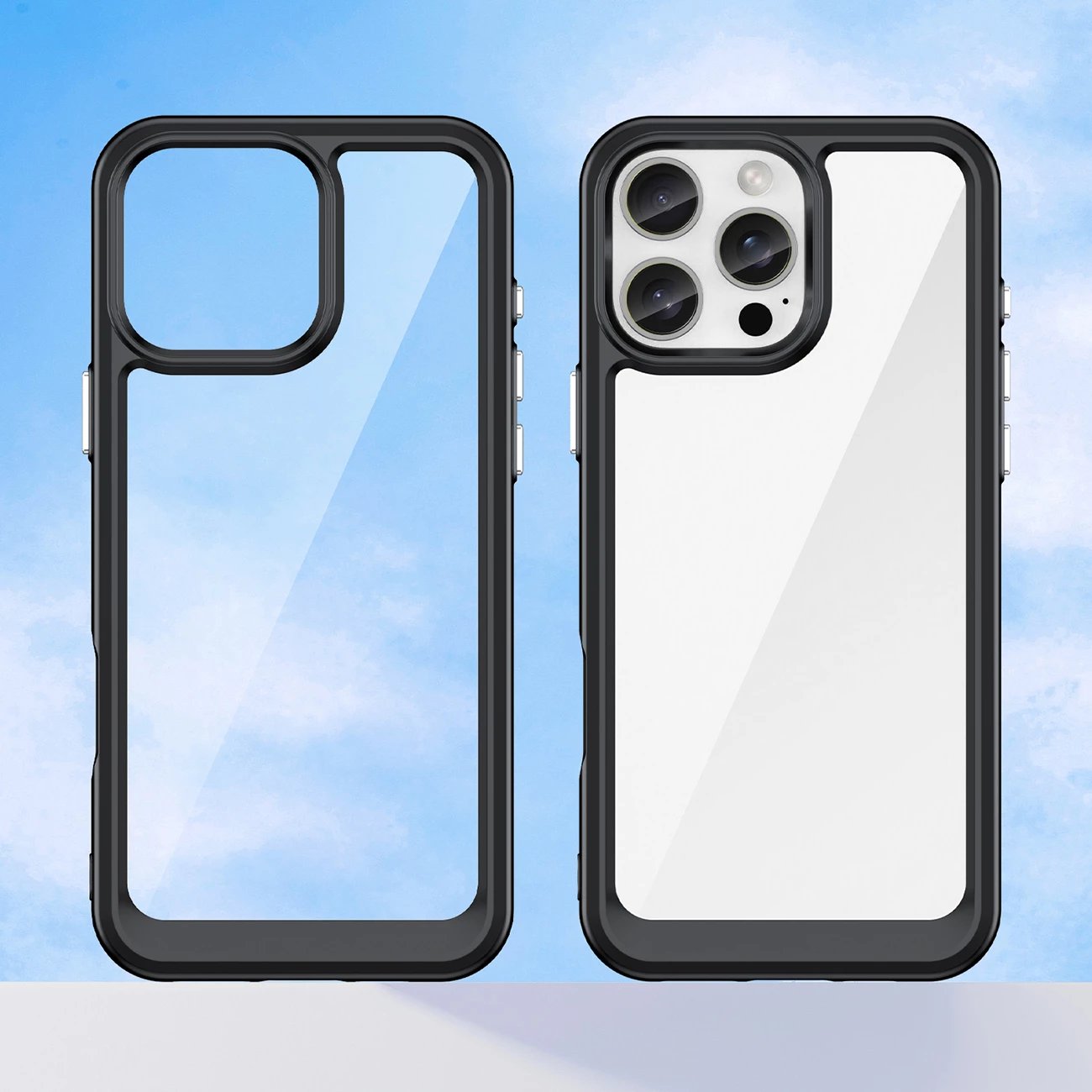 Mbështjellës Hurtel Outer Space Case për iPhone 16 Pro Max, i zi