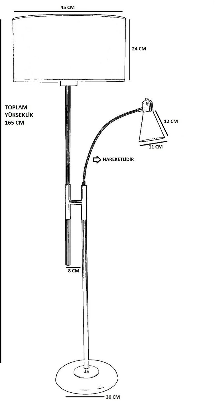 Lambader Opviq Forza, krom mat, abazhuri cilindër, ngjyrë bordo