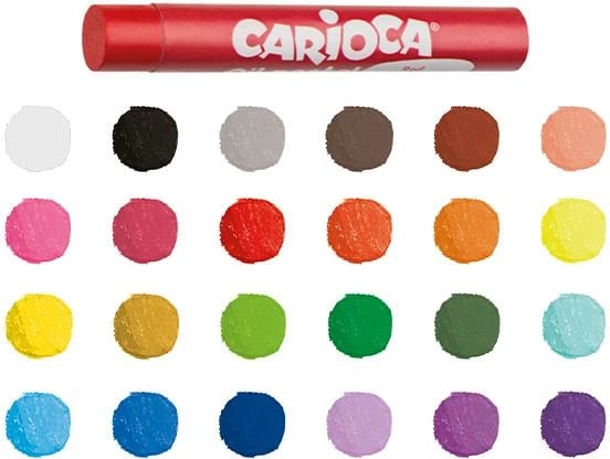 Markerë vajorë Carioca 24 Ngjyra