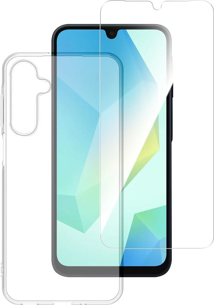 Mbështjellës 4smarts 360 Protection Set për Samsung Galaxy A16, transparent