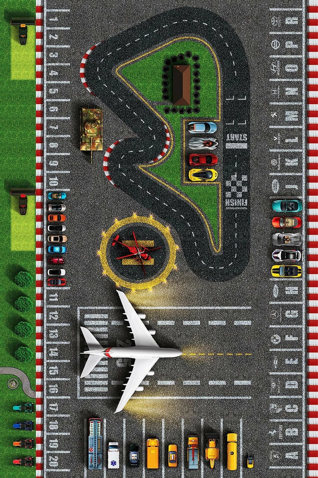 Qilim për korridor, shumëngjyrësh, HMNT499, 80x300cm