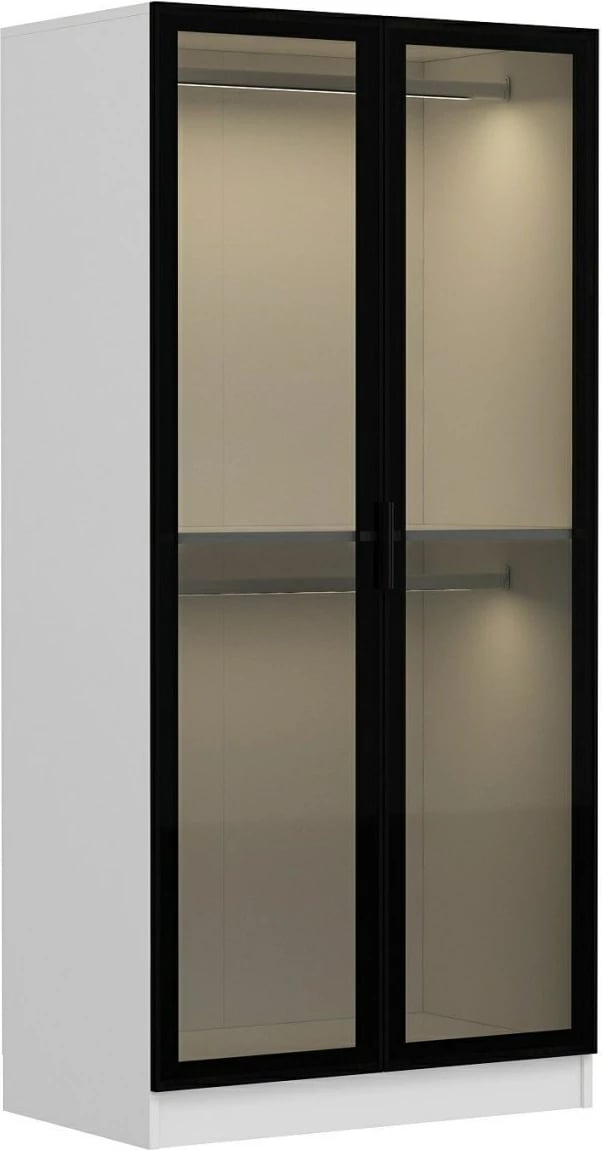 Dollap Hanah Home, xham i zi, 210cm