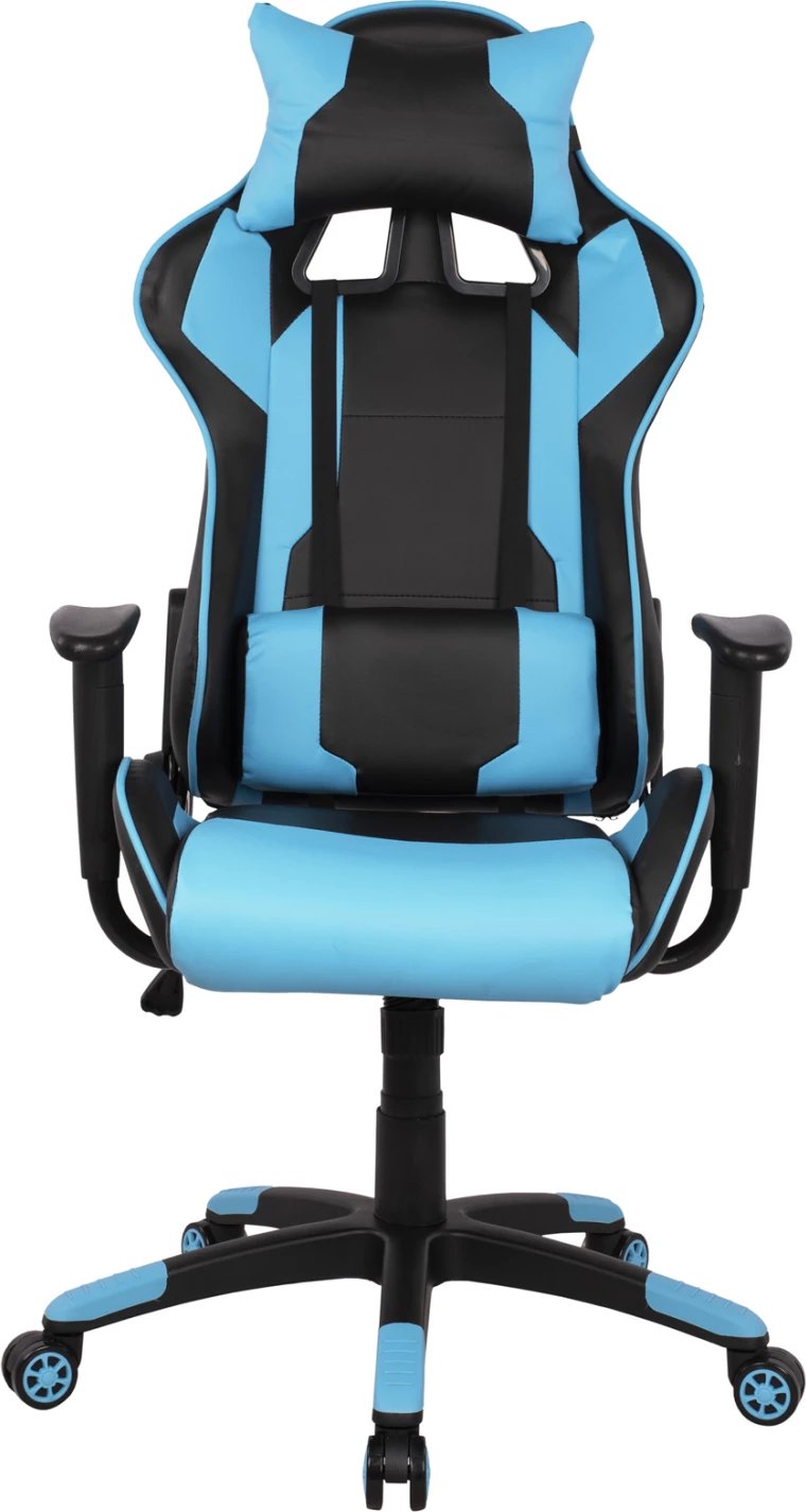 Karrige për gaming zyre, ngjyrë zezë-dritë blu, FH1072.08, 66,5x70x(122-129) cm