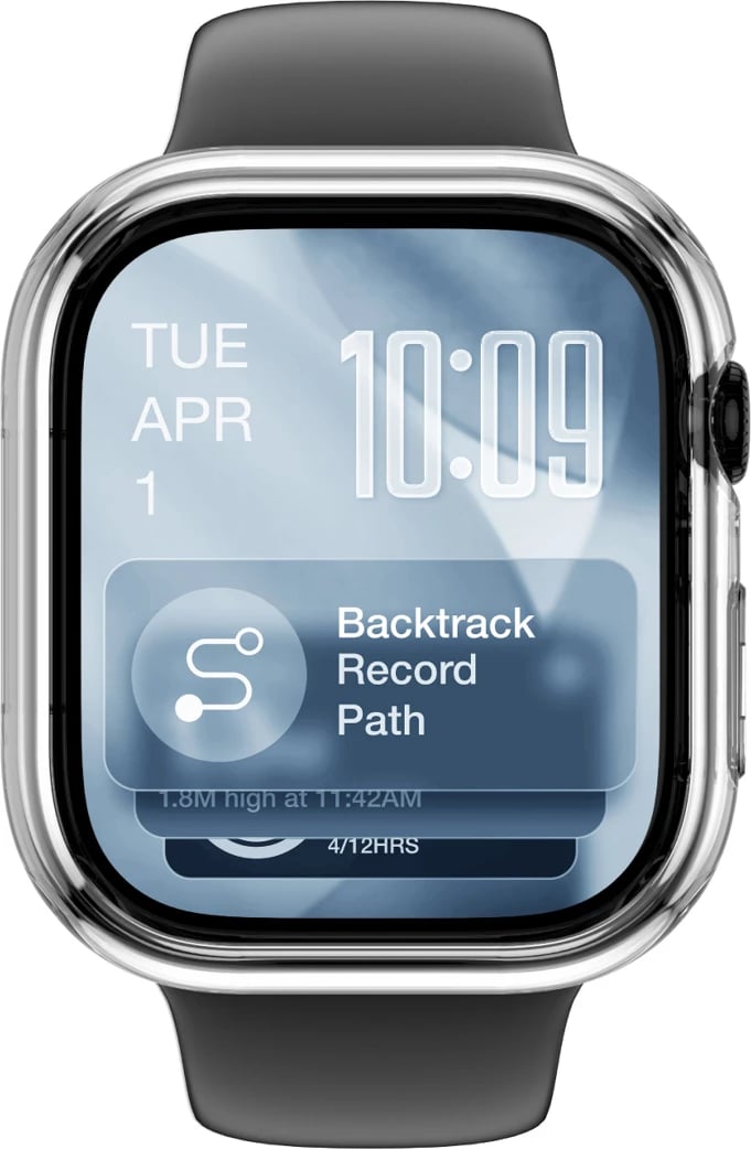 Mbështjellës smartwatch, AmazingThing, Minimal, për Apple Watch Series 11 42 mm, transparent