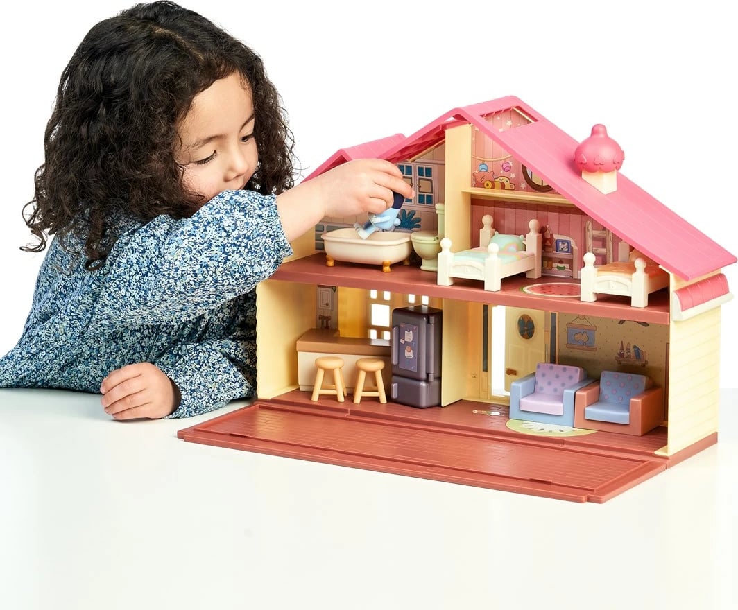 Shtëpi lodër TM Toys Bluey BLU 13024, shumëngjyrëshe, me figurë