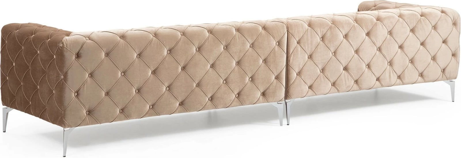 Kauç katër vendesh Atelier del Sofa, Como, krem i errët