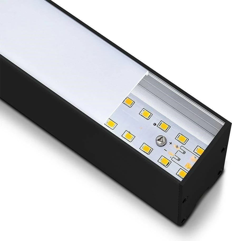 Dritë LED V-TAC VT-7-40, 40W, 120cm, e zezë
