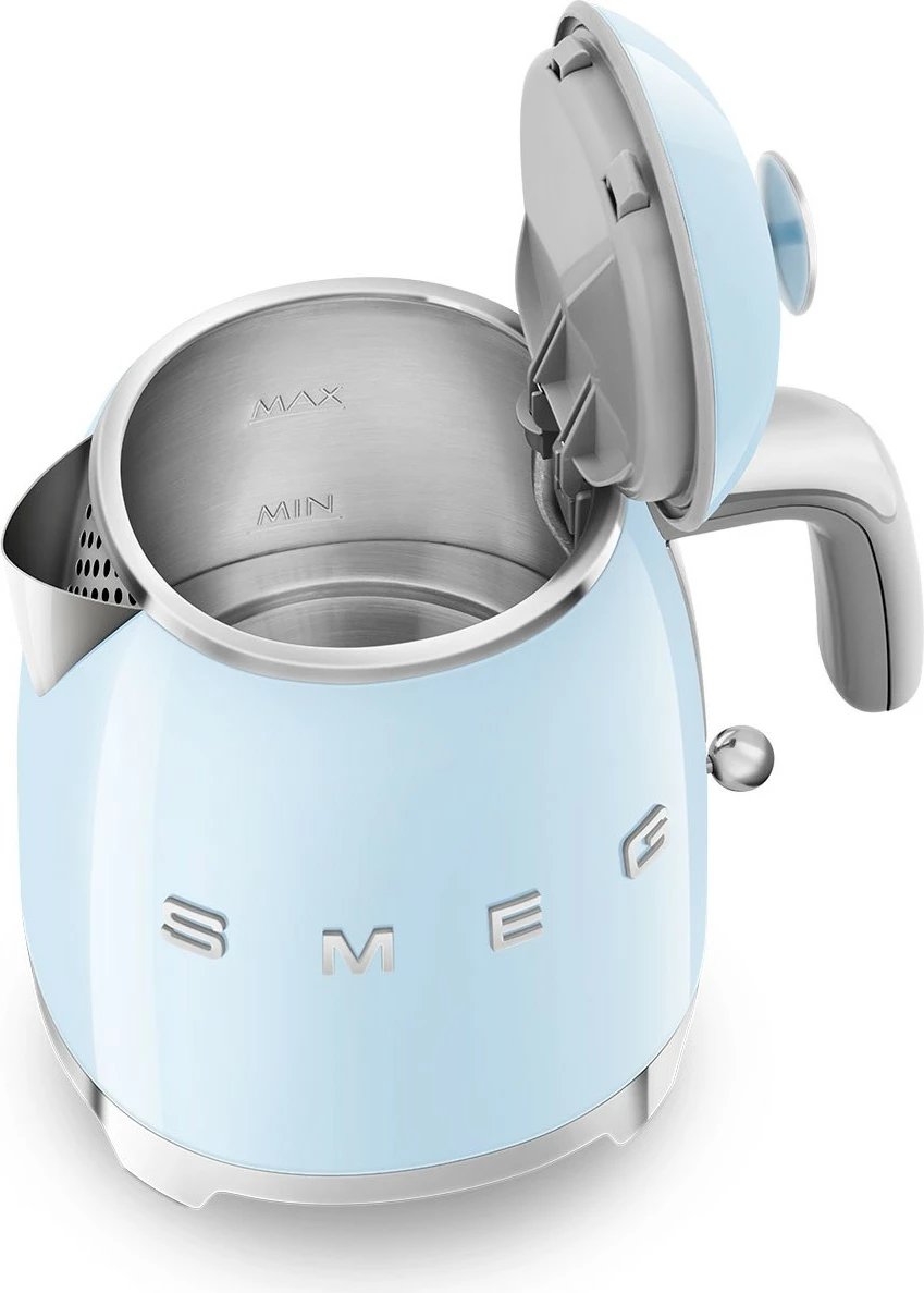 Ibrik elektrik SMEG KLF05PBEU mini, 1400W, 0.8L, kaltër