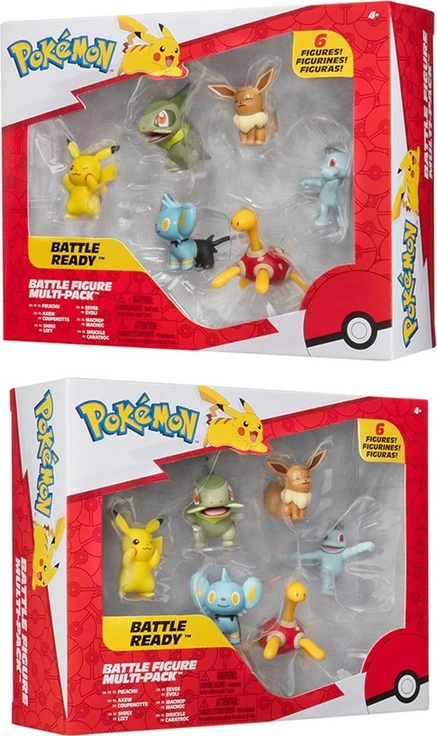 Set figurina Pokemon Jazwares PKW3614, 6 copë