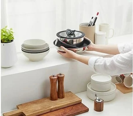 Set tenxheresh dhe tiganësh Tefal Ingenio Emotion L897SA74, 10 pjesë, çelik inoks, Titanium