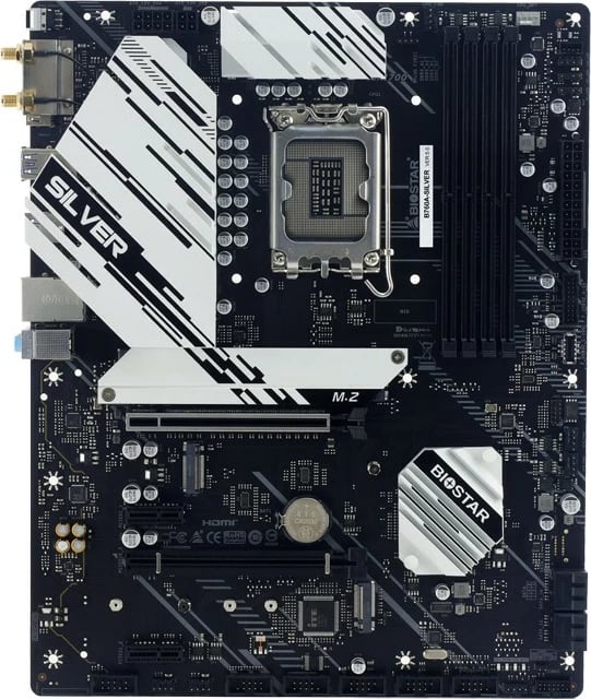 Pllakë amë Biostar B760A-SILVER, Intel, LGA 1700, DDR5, micro ATX