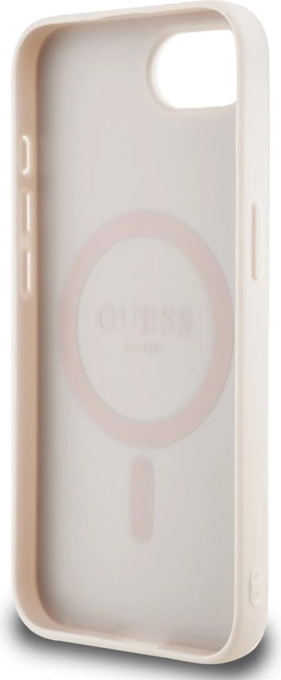 Mbështjellës Guess 4G Flowers Print MagSafe për iPhone 16e, Rozë Mbështjellës Guess 4G Flowers Print MagSafe për iPhone 16e, Rozë