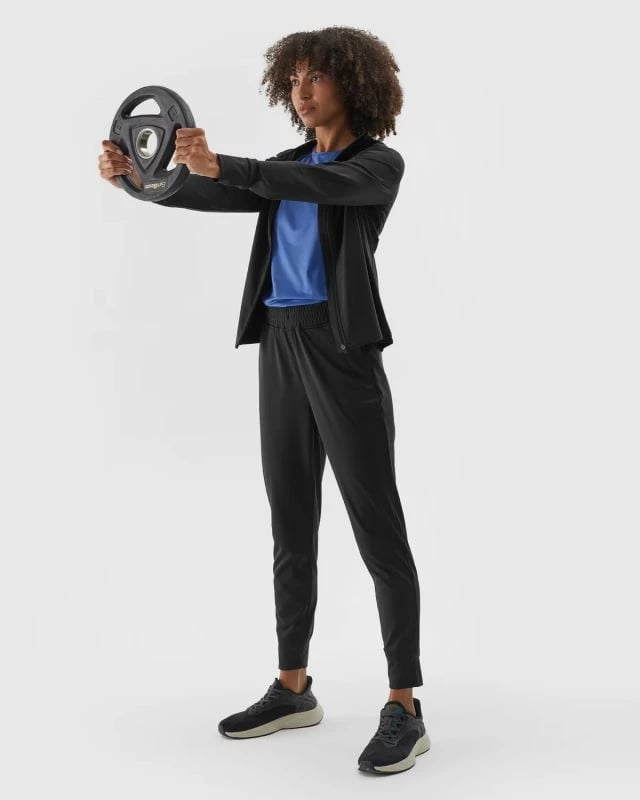 Pantallona sportive për femra 4f, të zeza