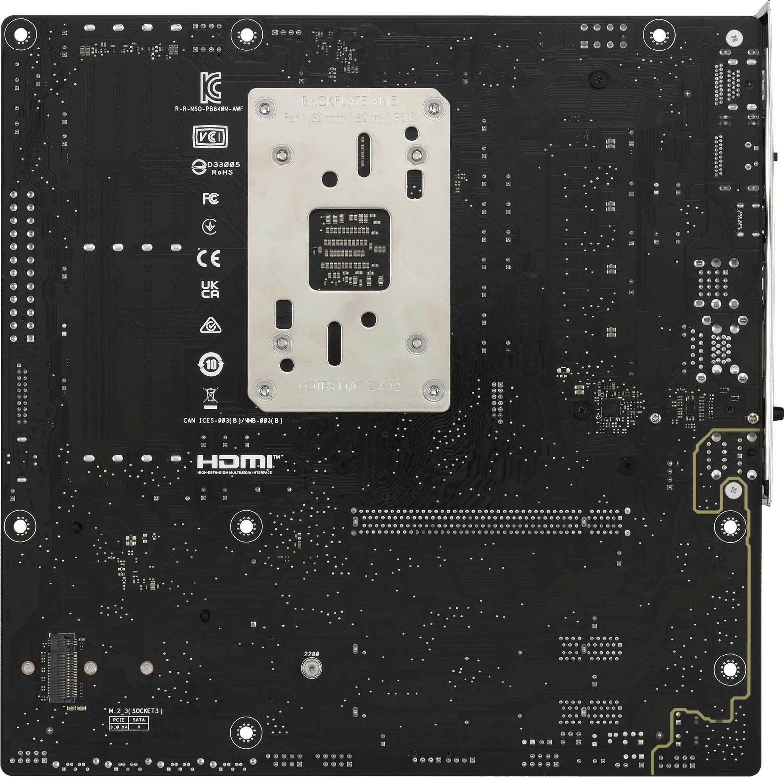 Pllakë amë ASUS Prime B840M-A WIFI, micro ATX, Bluetooth 5.3