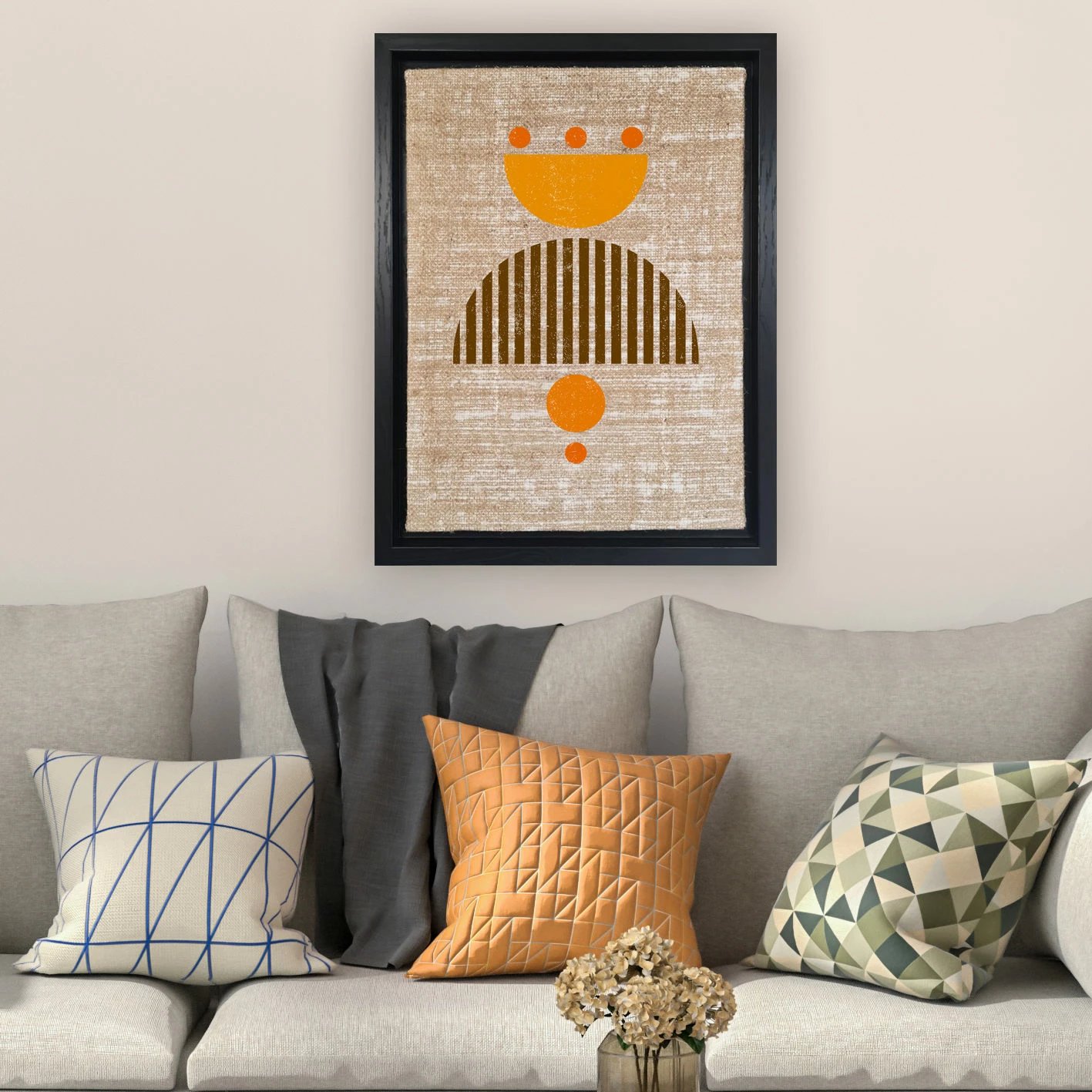 Pikturë dekorative në kanavacë, shumëngjyrëshe, Wallity, LSJ51803389461, 36x46cm