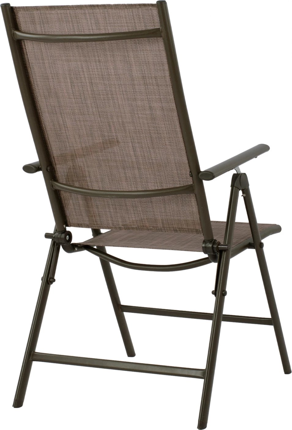 Karrige palosëse 7 vende, metalike, ngjyrë kafe me tekstilene kafe, FH5700.02, 55x70x103 cm, set prej 2 copë