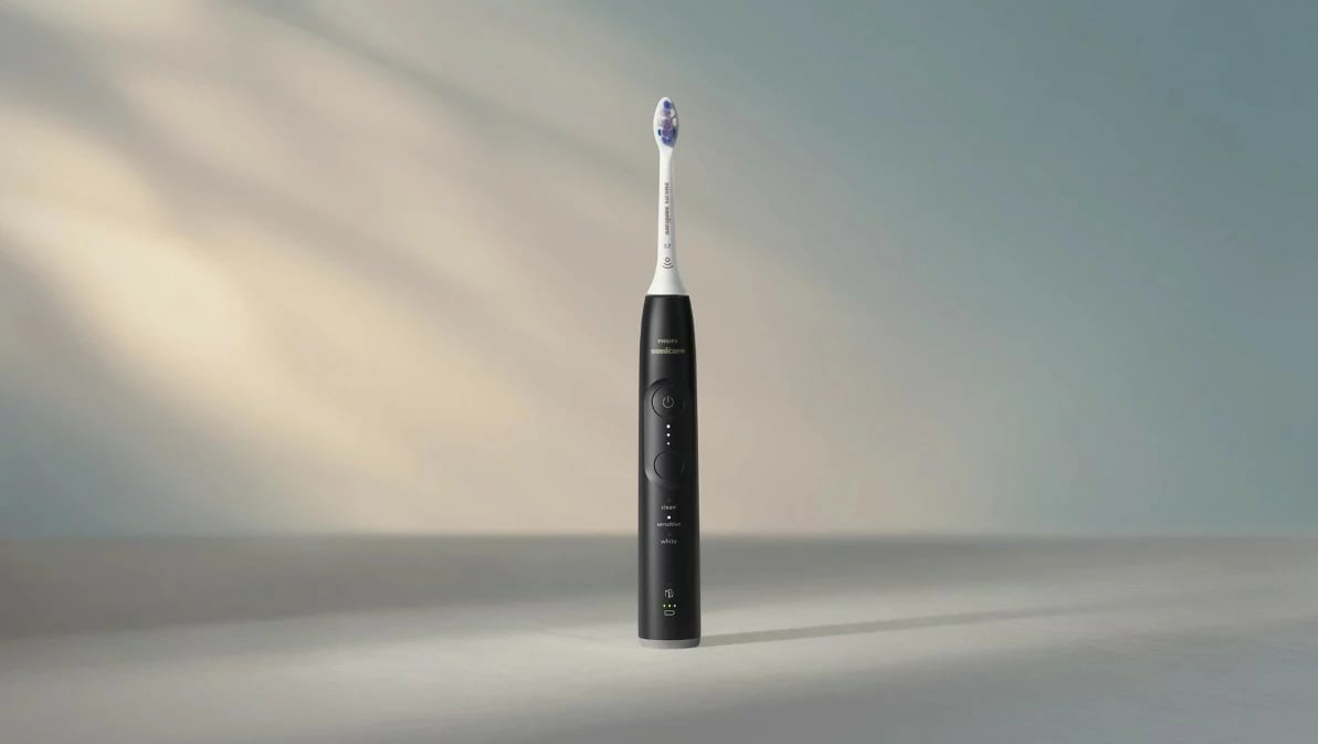 Furçë dhëmbësh elektrike Philips Sonicare HX7411/02, me aplikacion, e zezë