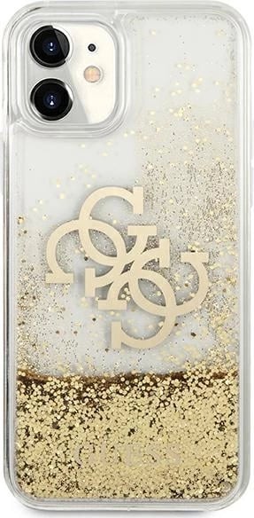 Mbështjellës Guess 4G Big Liquid Glitter për iPhone 11/XR, Ari Mbështjellës Guess 4G Big Liquid Glitter për iPhone 11/XR, Ari