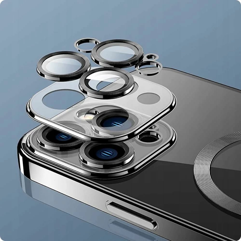 Mbështjellës Tech-Protect MagShine Line për iPhone 13, MagSafe, i zi