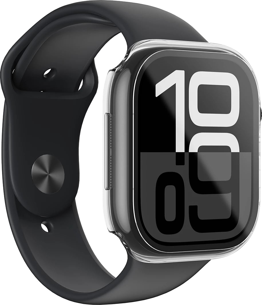 Mbështjellës AmazingThing Radix Glass për Apple Watch 46mm, Transparent