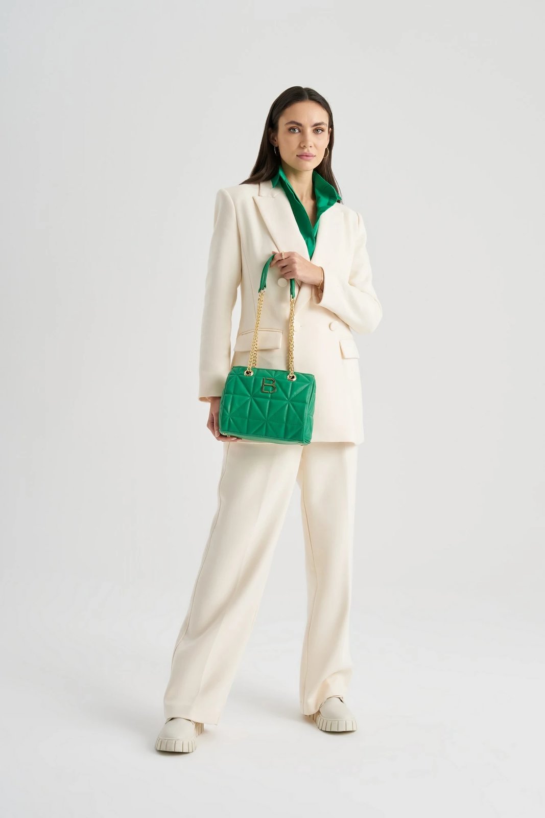 Çantë shpatullash Lucky Bees, e gjelbër, 391