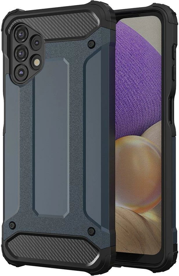 Mbështjellës Hurtel Hybrid Armor për Samsung Galaxy A73, Blu
