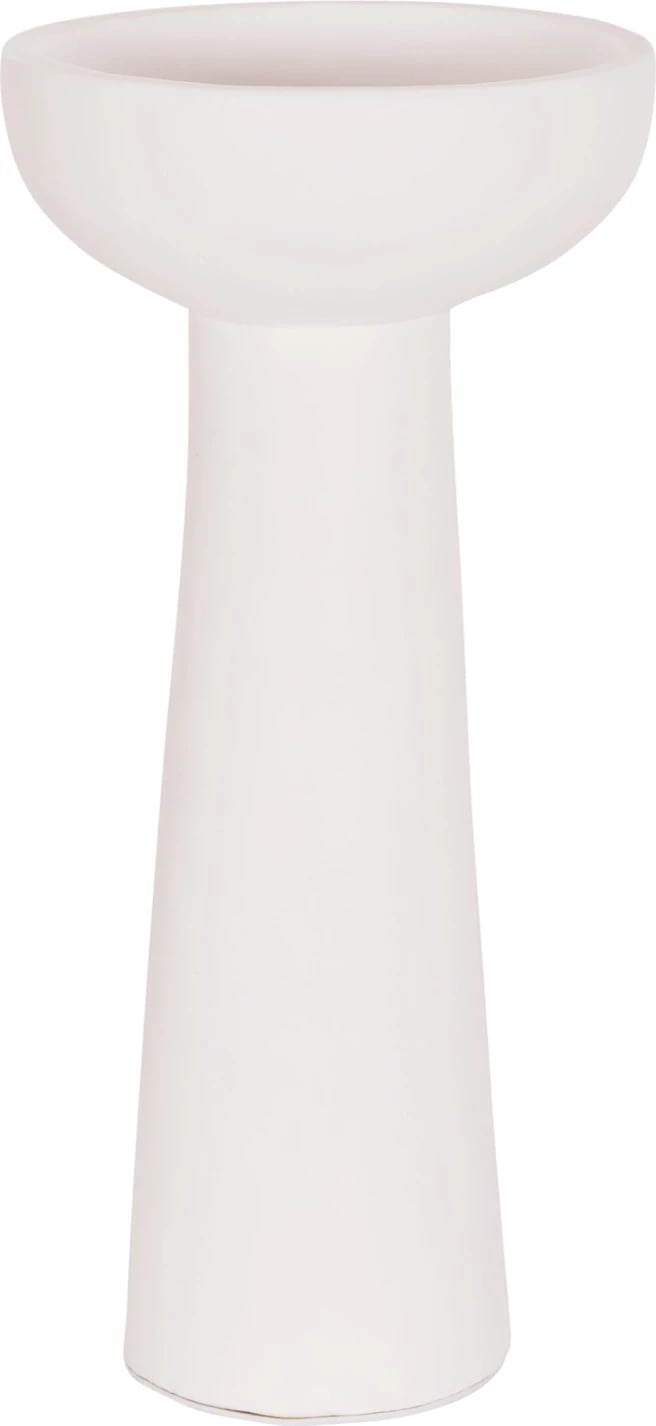 Vazo dekorative tavoline LEKKAN, terrakotë e bardhë, FH4664.02L, 18x38cm