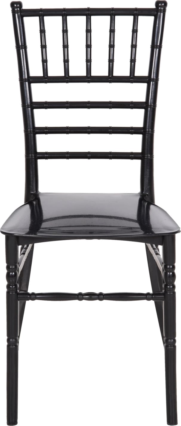 Karrige për katering polipropileni TIFFANY e re FH8058.07, e zezë me shkëlqim, 42x48x88,5H cm