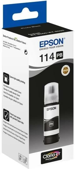 Bojë printeri Epson 114 EcoTank C13T07B140 70 ml Claria ET Premium Photo Black e zezë
