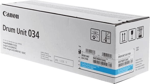 Njësi cilindri, Canon, Drum Unit 034 (9457B001), rendiment 34,000 faqe, standard, cyan