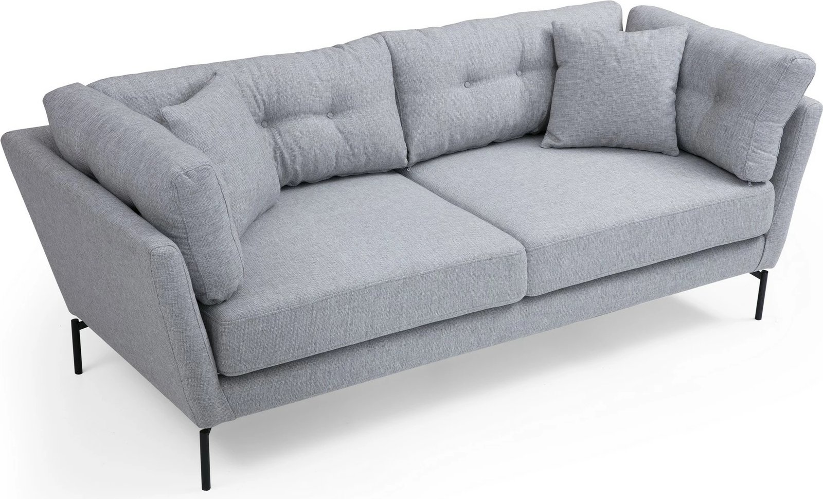 Divan treshe Atelier del Sofa, Mapa 3 vendësh, ngjyrë gri