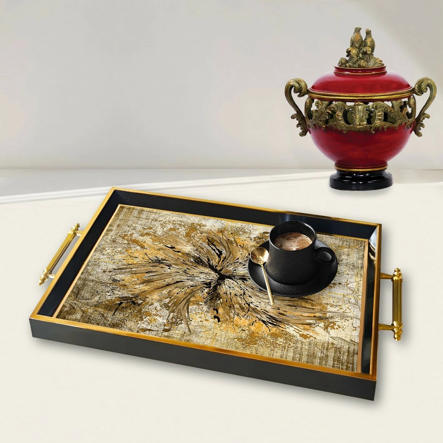 Tabaka qelqi Aberto Design, shumëngjyrëshe, TPA9860