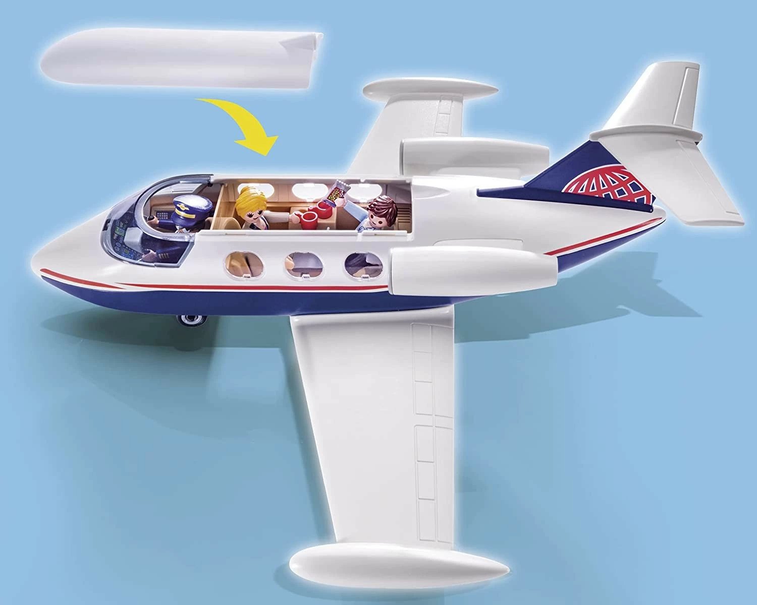 Set lodrash Playmobil City Life Private Jet 70533, për fëmijë, plastikë