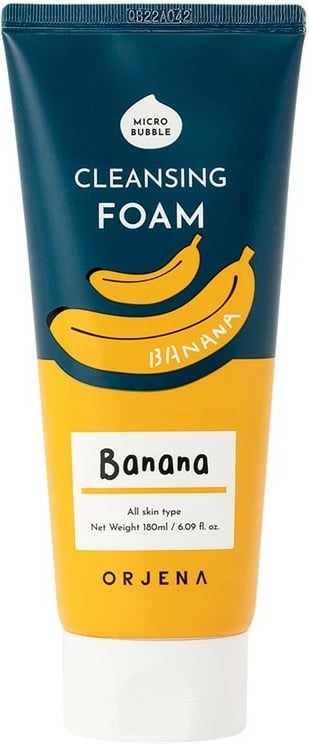 Shkumë pastruese fytyre për femra Orjena Banana, 180ml