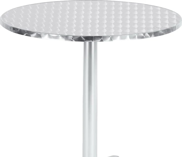 Tavolinë Lazo krom alumini D70x70cm