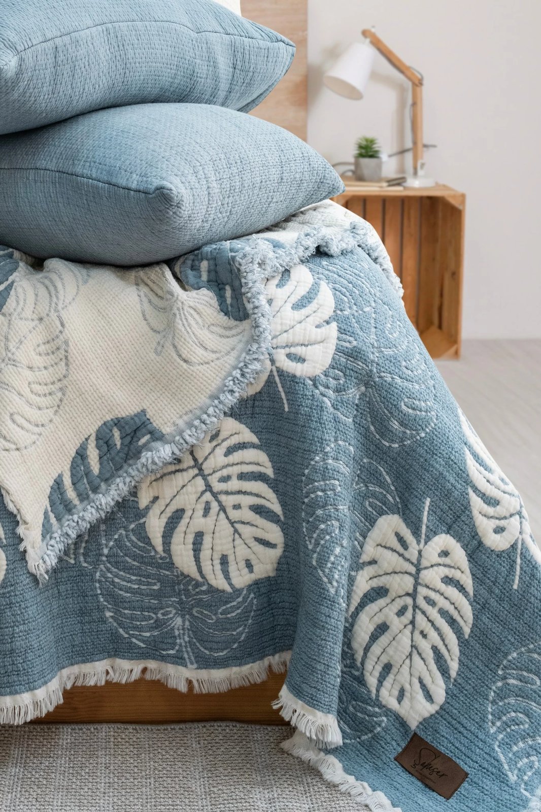 Set pike dopio L'essentiel, ngjyrë pylli-blu