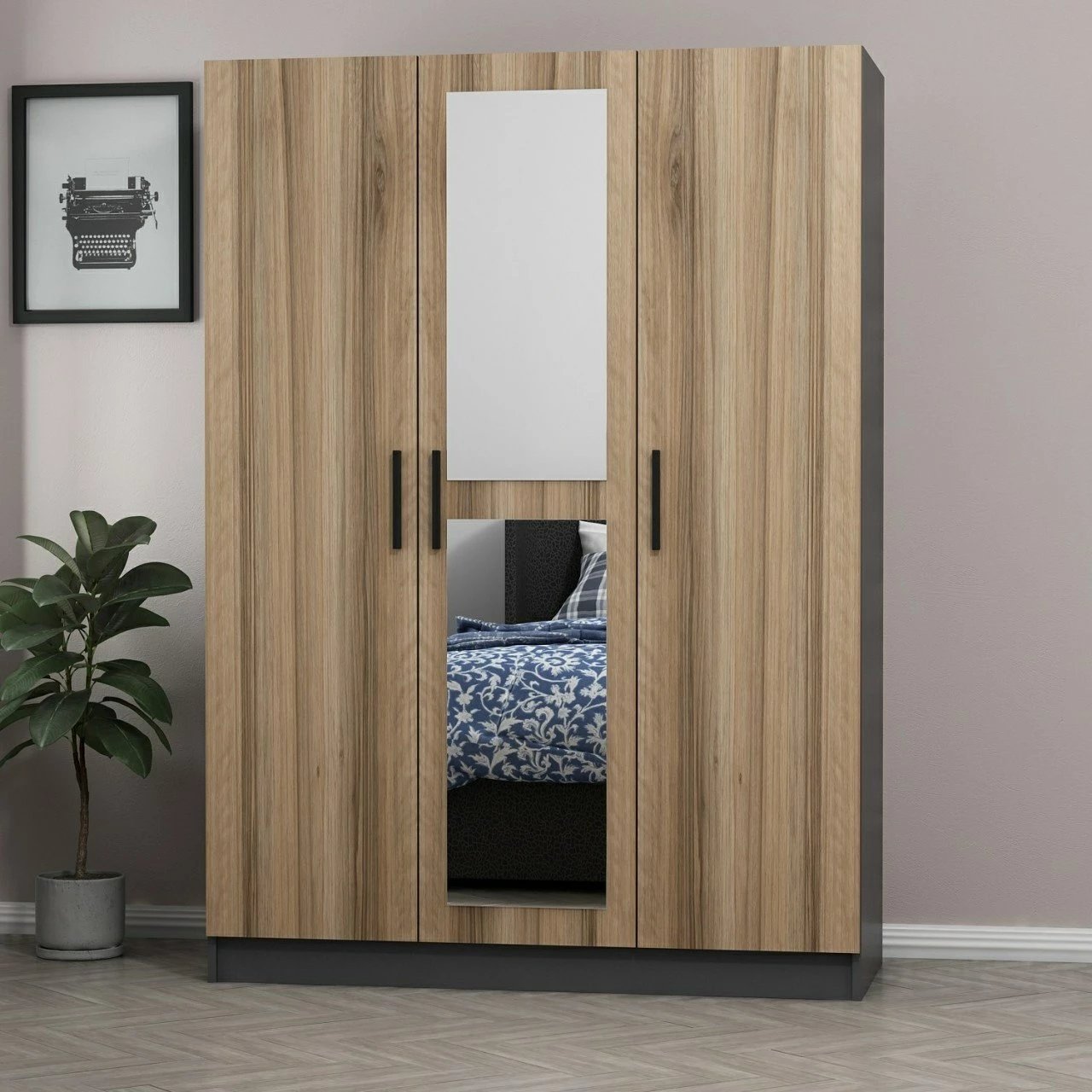 Dollap Skye Decor, ngjyrë lisi, 2261