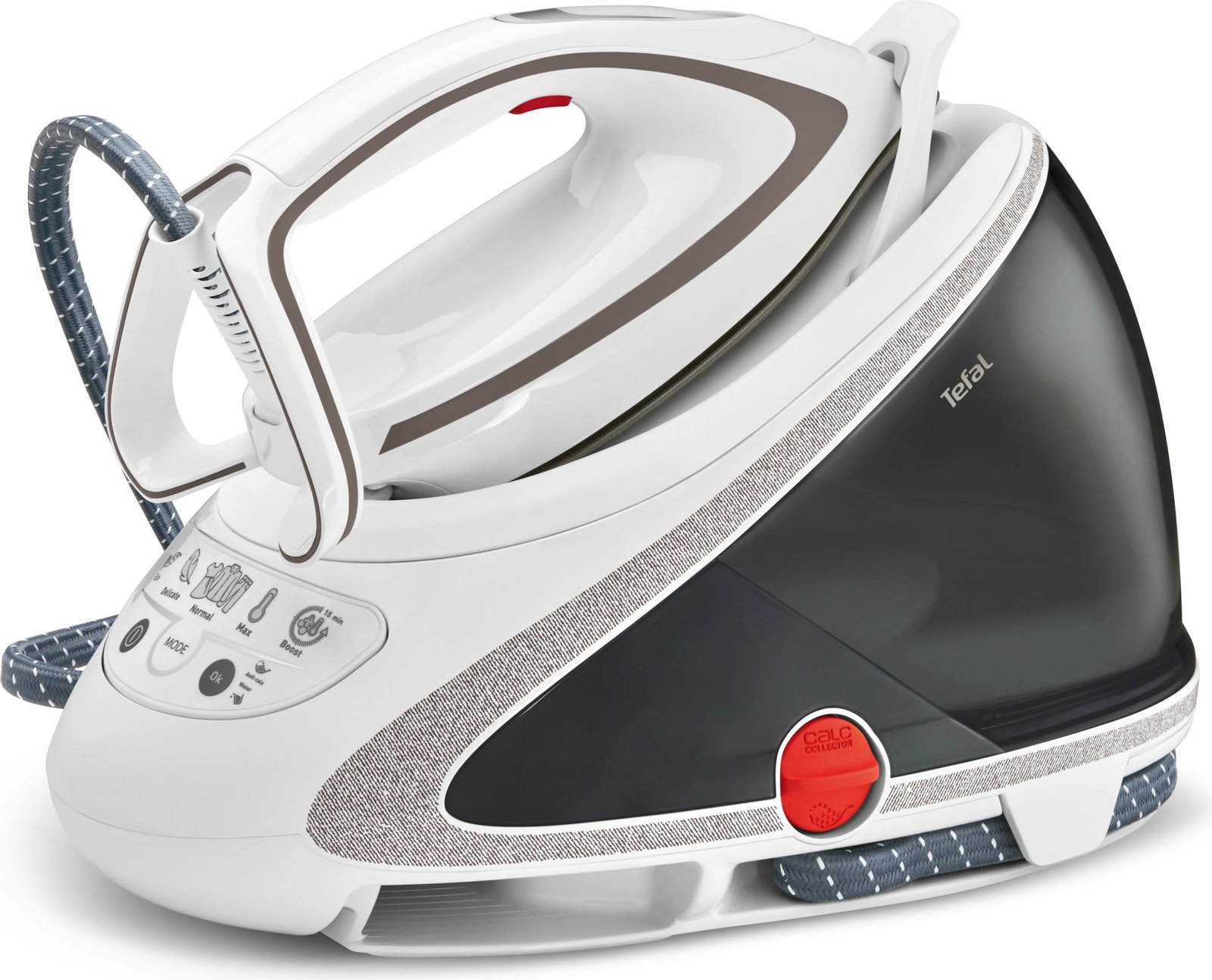 Hekur Tefal Pro Express Ultimate Care GV9567, 2600W, 1.9L, 7.7 bar, bardhë/gri