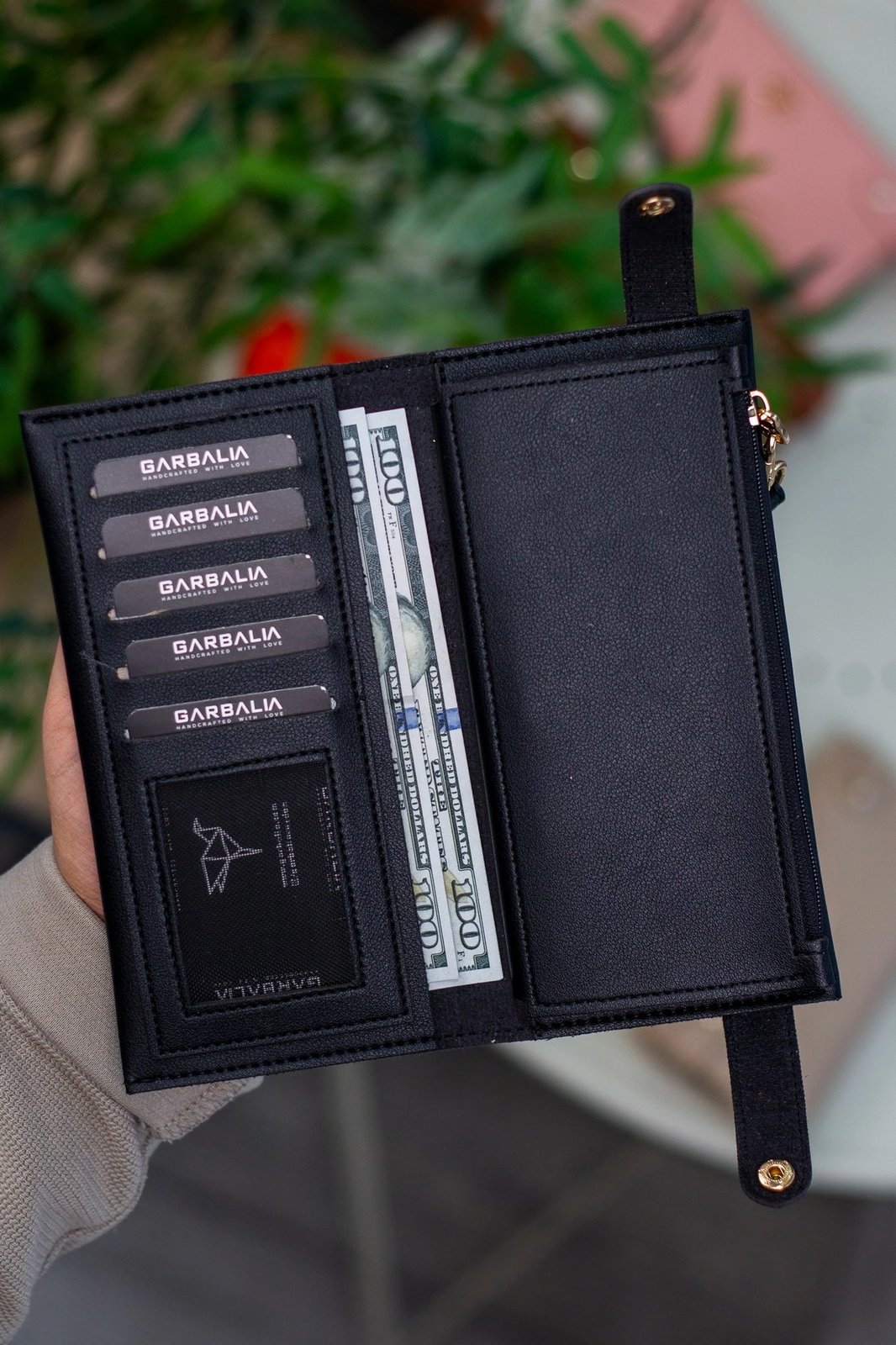 Portofol për gra, Zoozie Bags, Tiran, i zi