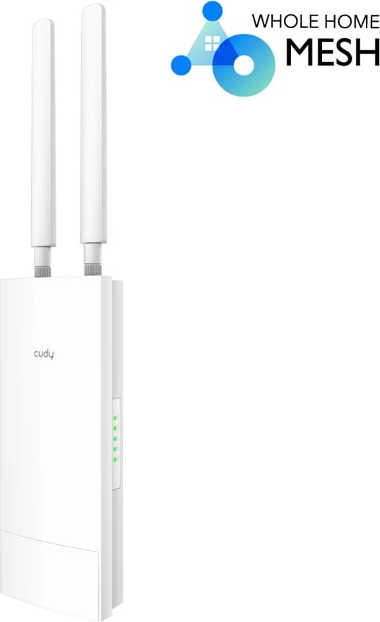 Akses point Cudy AP3000 OUTDOOR, 2 antena të jashtme, PoE, IP65, Bardhë