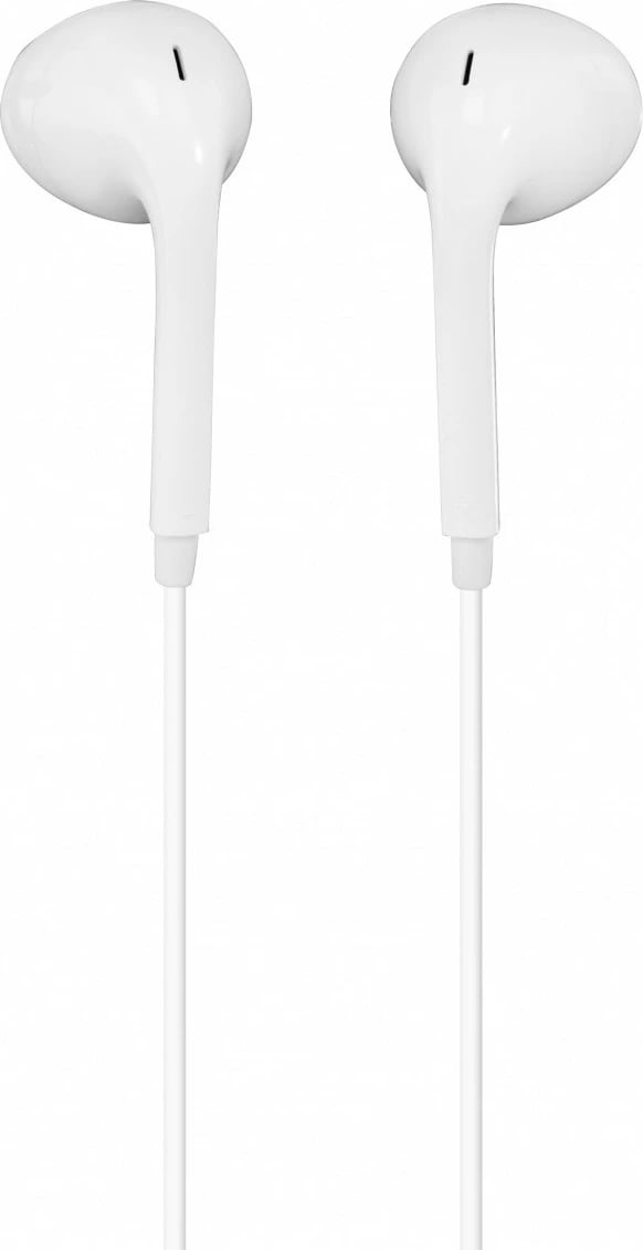 Kufje in-ear Hama 221787 me lidhje Lightning, me mikrofon dhe kontroll volum, kabllo 1.2 m, stereo, të bardha