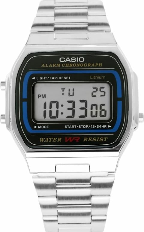 Orë dore unisex Casio, argjend